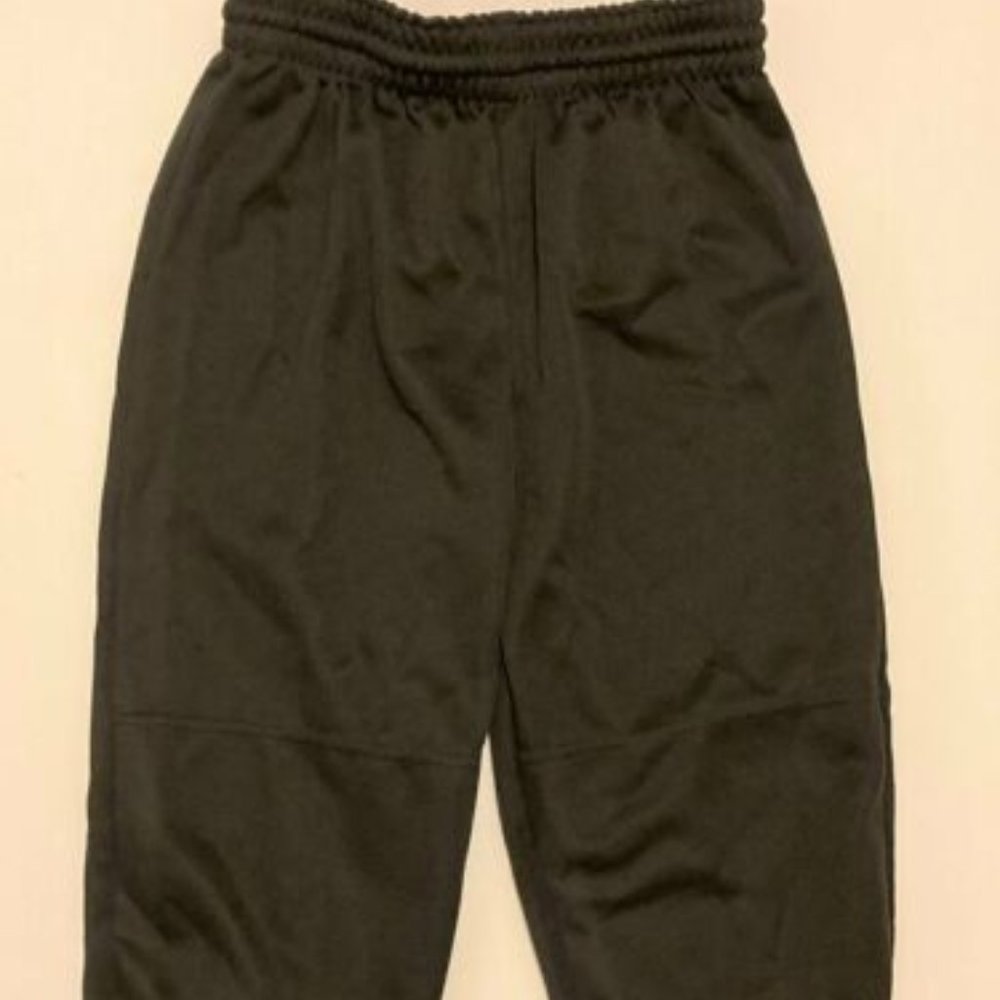 ADIDAS Youth Black Baseball/Softball Cropped Pants ~ Sz YM